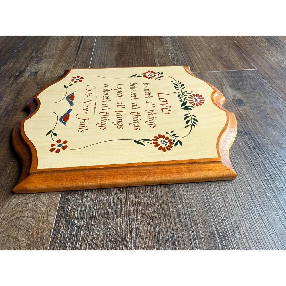 Vintage Love Wall Plaque: Inspirational Rustic‎ Farmhouse Decor